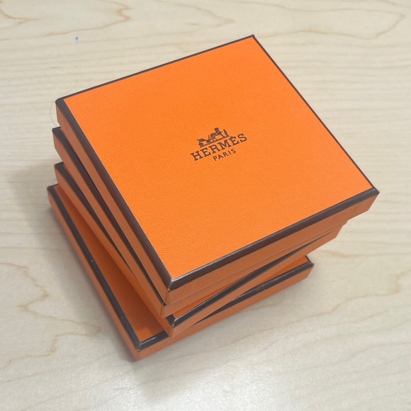 Hermès Orange and Gray Wallet Set - Picture 4 of 4